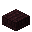 ネザーレンガのハーフブロック