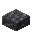 深層岩の丸石のハーフブロック