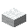 白色の羊毛のハーフブロック