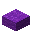 紫色の羊毛のハーフブロック
