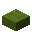 緑色の羊毛のハーフブロック