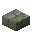 苔むした石レンガのハーフブロック