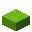黄緑色の羊毛のハーフブロック