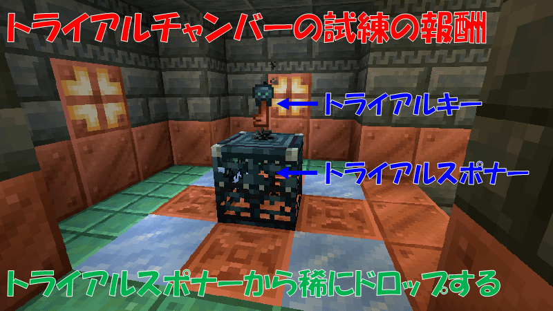 トライアルチャンバーの試練の報酬