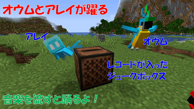 オウムとアレイが躍る