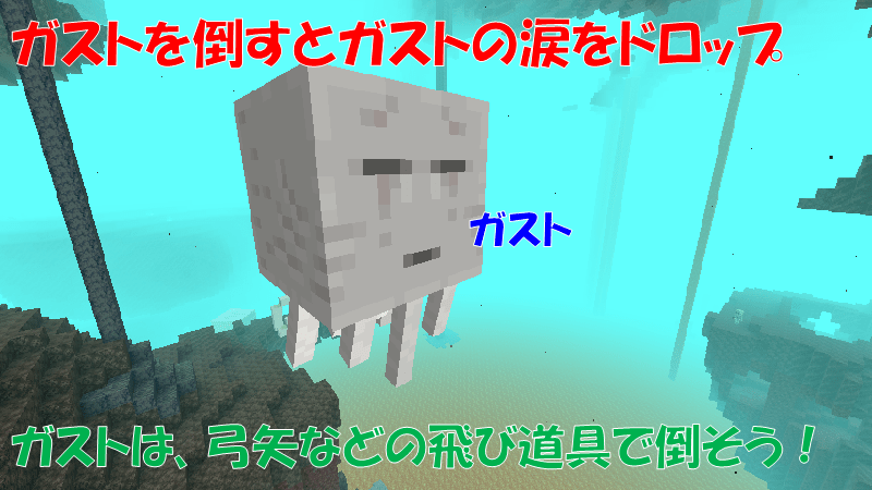 ガストを倒すとガストの涙が手に入る