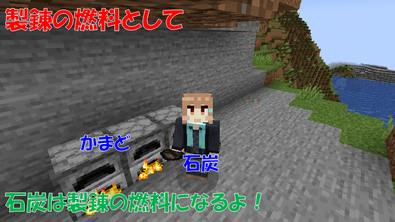 石炭を製錬の燃料にする