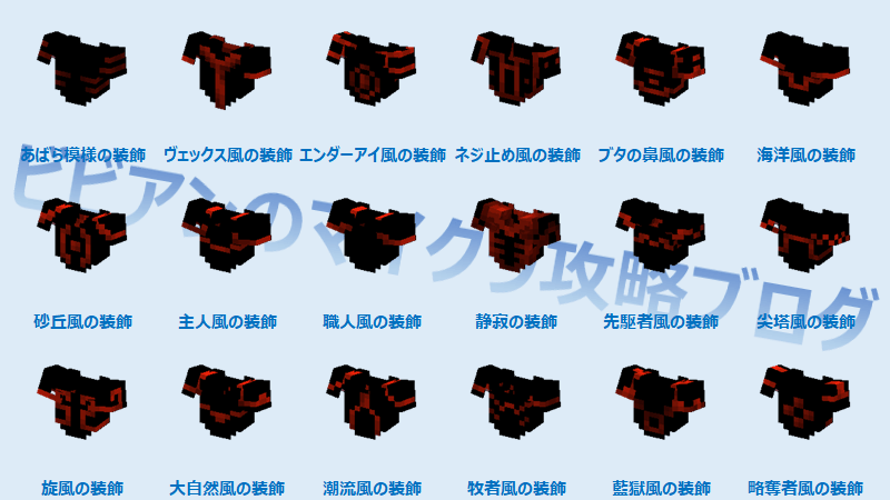 防具の模様